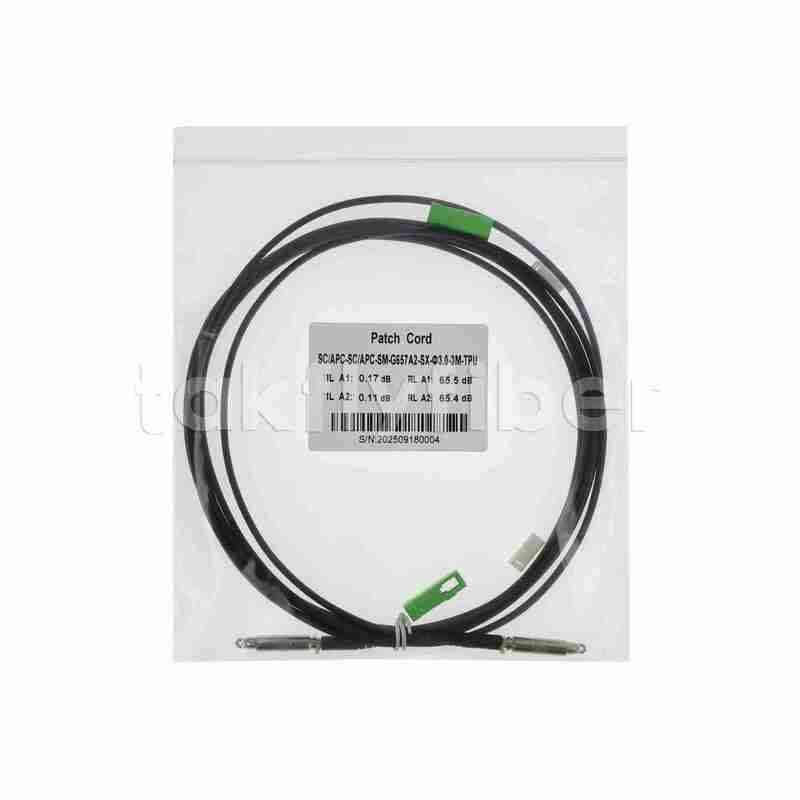 FTTH Through Wall Pullable Pre-connectorized SC bullet connector Fiber optic patch cord
