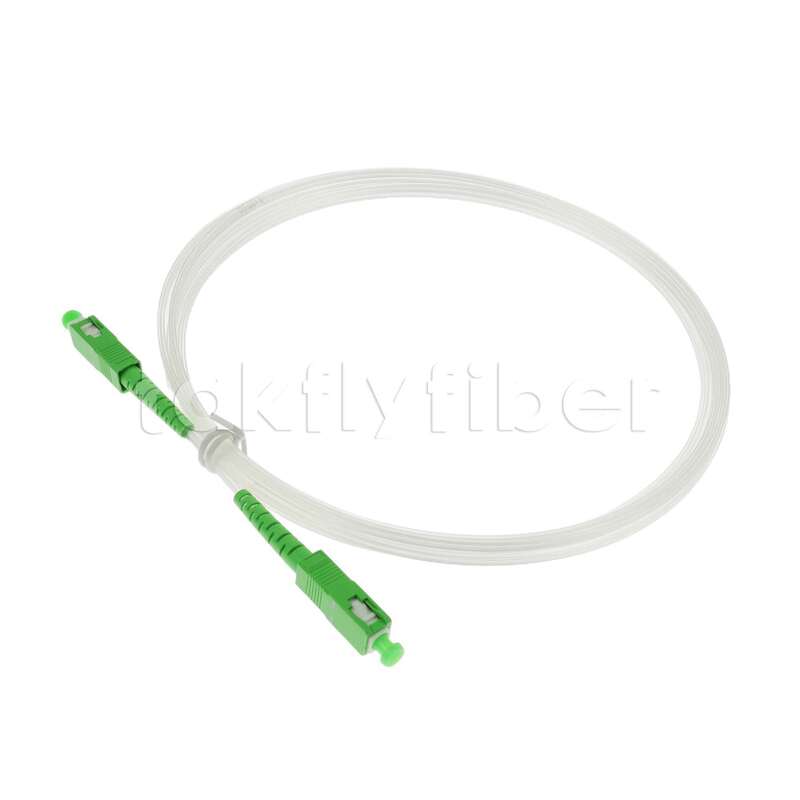 FTTH 2.0*3.0mm Przejrzysty Niewidzialny Włókno Optyczne Patchcord SCAPC do SCAPC z G657A Włókna