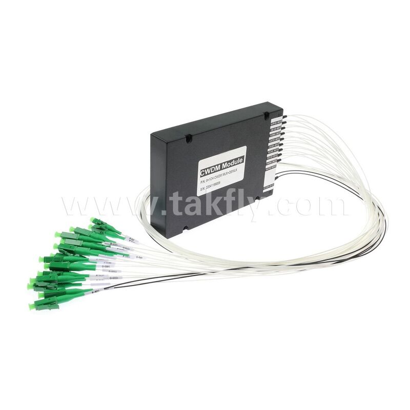 CWDM 8+1Channel MUX & DEMUX ABS Moduł światłowodowy dla centrów danych FTTX