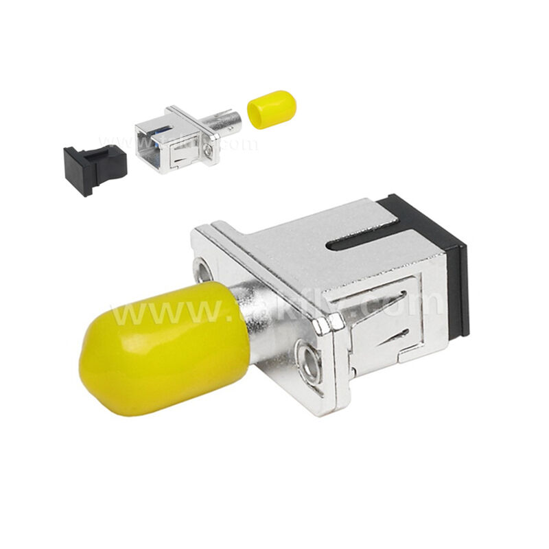 Włóknooptyczne sprzęgło ST-SC Simplex Metal Hybrid Adapter Kobieta/kobieta dla centrum danych Telecom FTTX