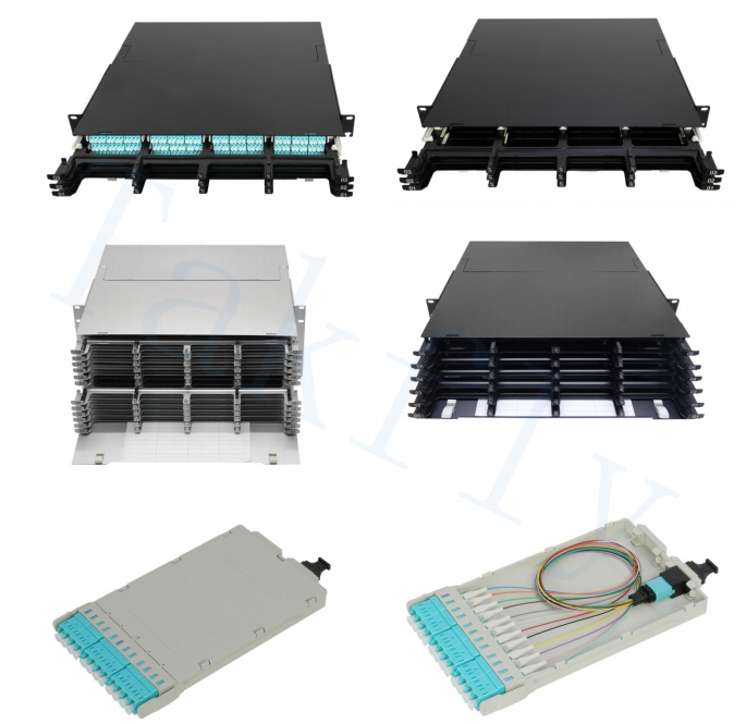 1U / 2U / 4U Panel patch MPO Cassette o wysokiej gęstości
