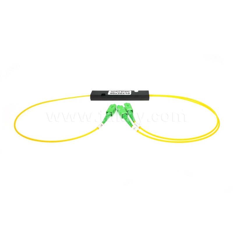 PLC Fiber Splitter ¥ 3.0mm Mini ABS Box, SM G657A1, SC/APC, do łączenia i dystrybucji sygnału optycznego w systemach PON