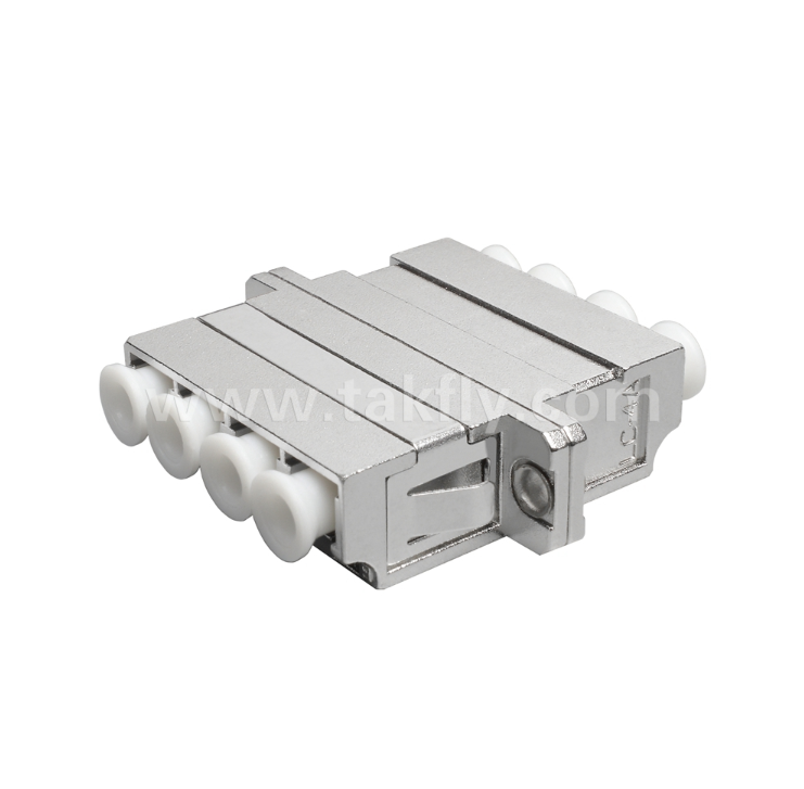 Adapter LC Quad Metal ️ Wysokiej gęstości 4-przewodowy interfejs LC, wytrzymały, nisko stratny, odporny na wysokie i niskie temperatury