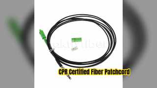 Patchcord światłowodowy CPR Dca SM G657AB3 LSZH