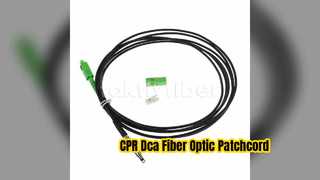Patchcord światłowodowy CPR Dca SM G657AB3 LSZH